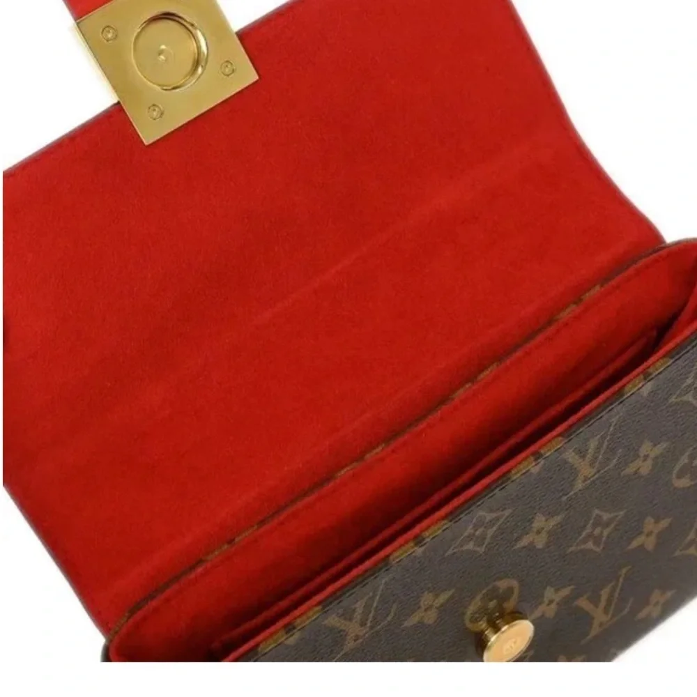 Louis Vuitton Monogram Canvas Coquelicot Red Locky BB Satchel/Shoulder Bg